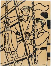 Fernand Leger The Two Sailors 1951 Fernand Leger Createur De Bijoux Legere