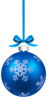 Blue Christmas Hanging Ball With Snowflakes Png Clipart Image Blue Christmas Christmas Ornaments Purple Christmas Decorations