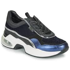 Enjoy secure checkout with express delivery. Karl Lagerfeld Ventura Lazare Velvet Lace Marine Fast Delivery Spartoo Europe Shoes Low Top Trainers Women 183 96