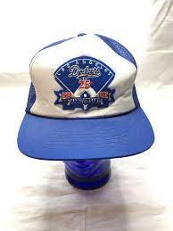Los Angeles Dodgers Hat 25th Anniversary 1983 Vintage 80s Snapback Mlb Baseball Ya Truckerhat Dodger Hats La Dodgers Hat Dodgers