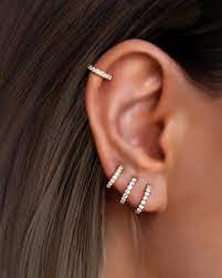 Huggie Hoop Earrings Cartilage Hoop Small Helix Hoop Huggie Hoops Huggie Earrings Gold Hoop Earrings Conch Hoop Cute Cartilage Earrings Earings Piercings Cartilage Earrings
