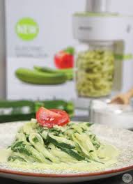 Zoodels Zucchini Barlauch Sahne Sauce Fruhling Healthy Gesund Low Carb Kenwood Spiralizer Vegan Vegetarisch Veggie Barlauch Rezepte Lauch