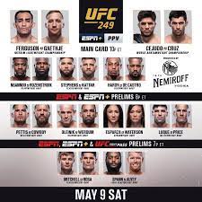 Download the ufc mobile app for past & live fights and more! Watch Ufc 249 Online How To Stream Ferguson Vs Gaethje