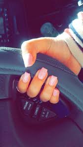 These are short coffin acrylic nails that feature light pink and glitter. 45 Short Coffin Acrylic Nail Designs For This Season Koees Blog