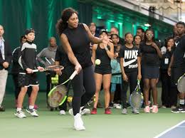 Naturally, williams outfitted her daughter in nike gear before dropping her off for her first session on the court. Serena Williams Returns To Playing Tennis After Giving Birth Essence