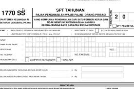 Ketentuan pembuatan tabel format import Panduan Cepat Lapor Spt Pajak Bagi Wajib Pajak Perorangan Jeo Kompas Com