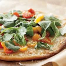 Grilled Margarita Pizza 2 Tbs Extra Virgin Olive Oil 2 Garlic Cloves Sliced 1 2 Batch Thin Crust Pizza Dough See Recipes Margherita Pizza Grilled Pizza