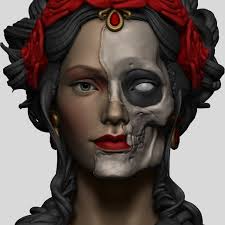 🗿 rosa caveira 3D print model・ STL File for 3D printing・Cults