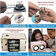 CYOEST DIY Bluetooth Speaker Box Kit Electronic Sound Amplifier