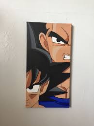 Dragonball Z Cartoon Painting Mini Canvas Art Art Drawings
