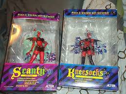 Kneesocks daemon (ニーソックス, nīsokkusu) is a major antagonist in panty & stocking with garterbelt. Alter Panty And Stocking With Garterbelt Scanty And Kneesocks 534597035
