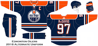 2018 Nhl Alternate Uniform Concepts Edmonton Oilers Edmonton Oilers Oilers Custom Jerseys