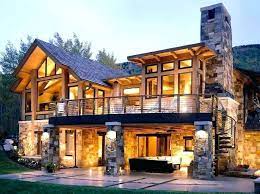 Do not overlook our rustic designs perfect for a lot with a lake front view or even a lot in the mountains. Natural Stone House Stone House Design Beautiful House Design In Rustic With Natural Stone And Al Stone Exterior Houses Stone House Plans House Designs Ireland