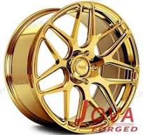 gold chrome rims
