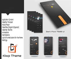 Pin On Dark Flow Ts2b Ui For Klwp