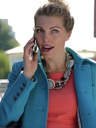 Erika Joy Mitschrich Nothingman Blue Wool Coat New American Jackets -