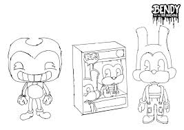 You are viewing some funko pop coloring pages sketch templates click on a template to sketch over it and color it in and share with your family and friends. Funko Pop Figures Bendy And Boris The Wolf Based Bendy And The Ink Machine Coloring Pages Bendy Coloring Pages Coloring Pages For Kids And Adults