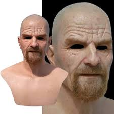 Walter Mask: The Ultimate Realistic Heisenberg Latex Mask for Halloween and  Roleplay