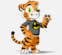 How to draw a cartoon tiger #tiger #cartoon #illustration. Tiger Cartoon Drawing Decorations Animated Gears Turning Comics Mammal Png Pngegg