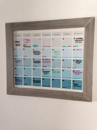 Pin By Michelle Lavigne On Create Diy Calendar Dry Erase Calendar Dry Erase