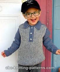 Boy S Sporty Brioche Sweater Allfreeknitting Com
