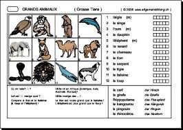 Franzosisch Arbeitsblatt Grands Animaux 5000 Ubungen Ratsel Quiz Tests Puzzles Aufgaben A Franzosisch Arbeitsblatter Unterrichtsmaterial Franzosisch