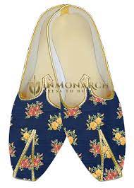 Traditional Embroidered Dark Navy Wedding Shoe For Groom Navy Wedding Shoes Best Shoes For Men Groom Shoes