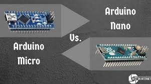 Download arduino nano datasheet the sram can vary from 1kb or 2kb and eeprom is 512 bytes or 1kb for atmega168 and atmega328 respectively. Arduino Nano Vs Micro Pick Up Right Microcontroller Board
