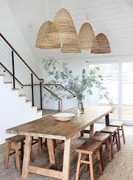 15 Most Popular Rectangle Kitchen Table With Bench And Chair Ideas In 2020 Beach House Interior Design Beach House Decor Modern Beach House