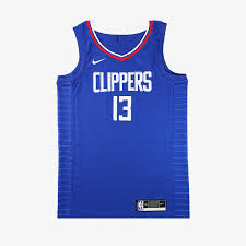 Paul george signed a 4 year / $136,911,936 contract with the oklahoma city thunder, including $136,911,936 guaranteed, and an annual average salary of $34,227,984. Paul George Los Angeles Clippers Icon Edition Swingman Jersey Throwback