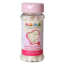 Besonders geschirr, deko und wohnaccessoires sorgen für dekorative herbsttage und eine festliche winterstimmung. Funcakes Zuckerdeko Schneeflocken Glitter Weiss