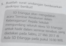 Perbedaan pada keduanya terletak pada struktur dan fungsi yang berbeda. Buatlah Surat Undangan Berdasarkan Deskripsi Berikut Brainly Co Id