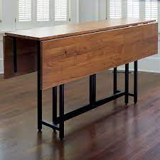 Its small, round size — coming in at 36″ fully extended and 22″ collapsed — is perfect for any nook or room tight on space. Drop Leaf Table Dining Set Off 60