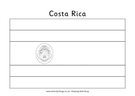 38+ village coloring pages for printing and coloring. Costa Rica Flag Coloring Pages Learny Kids
