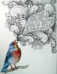 40 Absolutely Beautiful Zentangle Patterns For Many Uses Bored Art Bird Art Zentangle Art Art