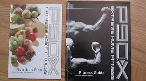 p90x fitness guide book and cookbook