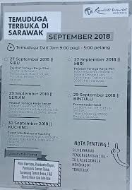 Memberikan layanan pendidikan tinggi bagi mereka, yang karena bekerja atau karena alasan lain, tidak dapat. Sarawak Aritok On Twitter 28 Sept 2018 Untuk Sidak Yang Masih Mencarik Kerja Esok Di Pejabat Tenaga Kerja Serian Dan Di Promenade Bintulu Ada Temuduga Jawatan Polis Bantuan Pembantu Dapur Pembantu Taman Tema Juruwang Taman Tema Dan Lain2