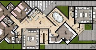 تصميم فيلا سكنيه دور ارضي بغرف خلفيه بطريقه مختلفه مساحة الارض 520 متر مربع من منشورات مهندس علي العبادي in 2021 modern house design design house design