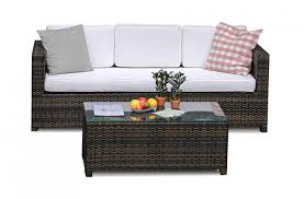 Buy rattan sofa sets online! Luxury 3 Seater Sofa With Coffee Table