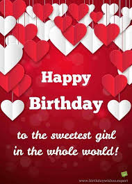 Happy Birthday Wishes For A Very Special Lady Romantic Birthday Wish For Sweet Girlfriend Birthday Wishes For Girlfriend Romantic Birthday Wishes Birthday Girl Quotes