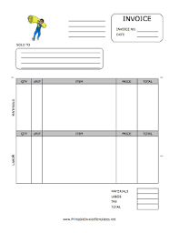 A Printable Invoice For Use By The Flooring Installation Industry Featuring A Full Color Graphic Of A Printable Invoice Invoice Template Invoice Template Word