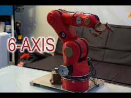 Diy robot arm 6 axis (with stepper motors): 6 Axis 3d Printed Robotic Arm Mechanical Part 1 Youtube Robot Arm Diy Electronics Robotic Arm Diy