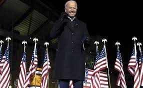Digital campaign signs in 'animal crossing'. Us Election Results 2020 Joe Biden Signs Wall At Childhood Home To The White House With Grace Of God
