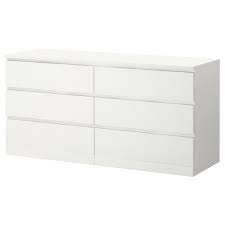 malm kommode mit 6 schubladen weiss 160x78 cm ikea deutschland