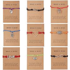 On the last page i have created a space for writing. Make A Wish Lucky Infinity Handmade Bracelet Friendship Couple Card Jewelry Gift Costume Jewellery Jewellery Watches