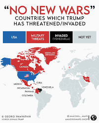 Georgi Pamyatnih | Countries which Trump has threatened or invaded ➖ 🗾  browse my maps and posters at www.amazingmaps.shop ➖ #maps #infographics  #statistics | Instagram