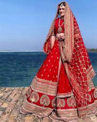Deepika Padukone Red Bridal Lehenga Bridal Lehenga Red Indian Bride Outfits Indian Bridal Outfits Her pr even posted a picture of hers on the instagram, which reads, deepikapadukone's. pinterest