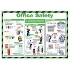 Office Safety Poster Sign Laminate 590 X 420mm Health And Safety Poster Safety Posters