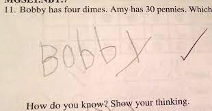 Your students might groan instead of bonus: 6 Year Old Genius Stumps Math Teacher With Brilliant Answer To Math Problem Bored Panda