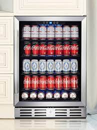 Refrigerators, ranges, ovens, ice makers, kegerators 24 Inch Beverage Refrigerator 175 Cans Capacity Beverage Cooler Fit Perfectly Into 24 Space Built In Counter Or Freestanding For Soda Water Beer Or Wine